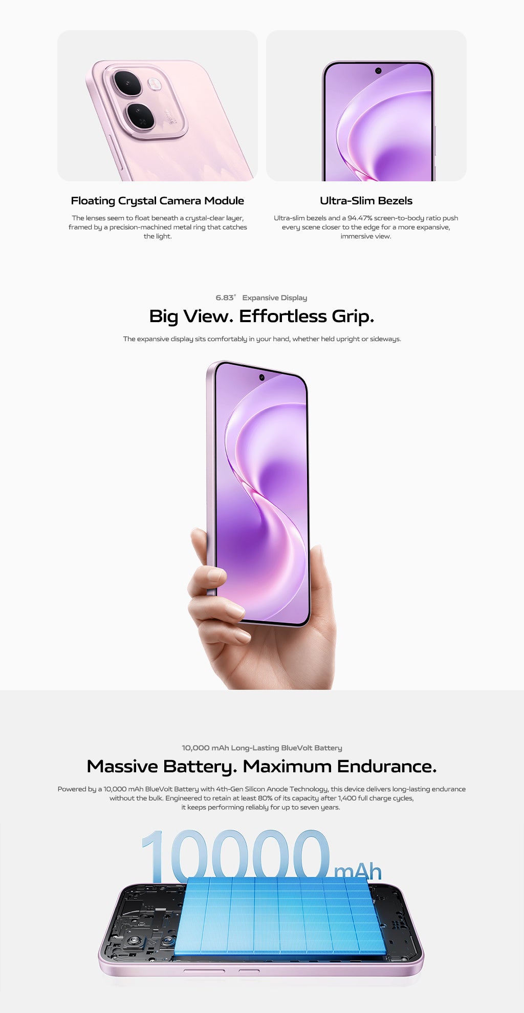 vivo V80 Lite 5G massive battery